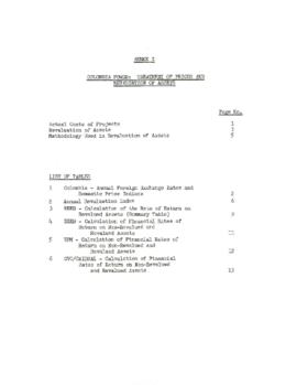 Operations Evaluation Report - Electric Power - Annex I - Preliminary Draft - December 22, 1971