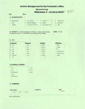 President Wolfensohn - Board of Executive Directors - Informal January 19, 1996