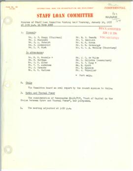 Loan Committee - Minutes - 1957