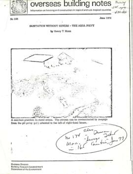 Waste and Water - Training Courses - 1976 Correspondence