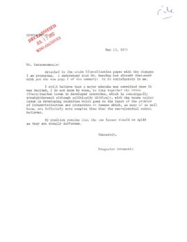 Development Policy - Policy Review Committee [PRC] - Trade Liberalization - April 1977 - May 1977