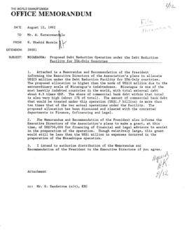 Subject Files - Country Files - Nicaragua - Office of the President - Correspondence