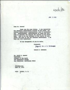 President's papers - Robert S. McNamara IPA Chronological files (outgoing) - Chrons 07