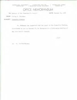 Irving S. Friedman Chron files - Correspondence 07