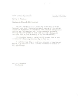 Irving S. Friedman - Chronological File - 1964 Correspondence