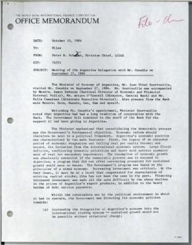 Country Files: Argentina - Correspondence 03