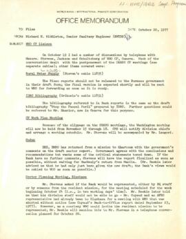 Bank Administration and Policy - World Health Organization [WHO] / International Bank for Reconst...