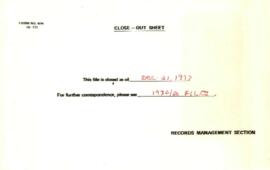 Bank Administration and Policy - Environment 1975 / 1977 Correspondence - Volume 1