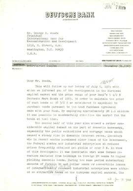 Germany - Bonds - Marketing - Germany - Correspondence - Volume 1