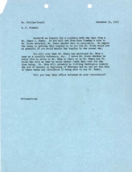 President George D. Woods - Chronological Records - Volume 5 - September - December  1963