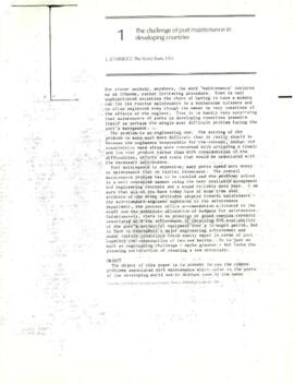 Seminars, Conferences, and Workshops, on Transportation  - Volume 1