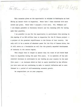 Robert S. McNamara Personal Chronological Files - Chrons 04