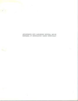 Contacts with member countries: Ghana - Correspondence 01