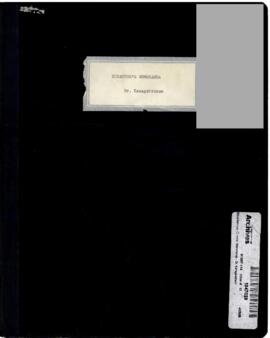 Miscellaneous - Director Memoranda - Dr. Kanagaratnam