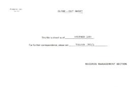 United Nations Environmental Programme [UNEP] - General - 1984 Correspondence - Volume 2