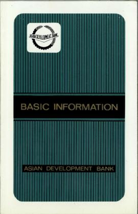 President Barber Conable - Liaison Files - Asian Development Bank - Correspondence - Volume 1