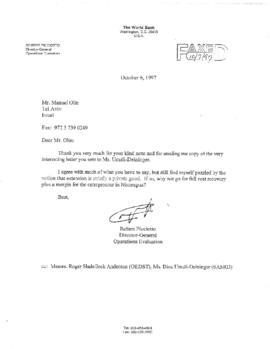 Director General's Correspondence - DGO / OEDDR - Shared Unit Files - Correspondence 02