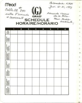 Shelton H. Davis - Field Notes - Colombia - NRM