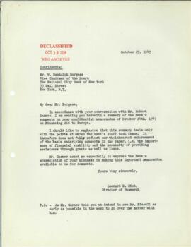 Policy Issues of Importance - Correspondence 02