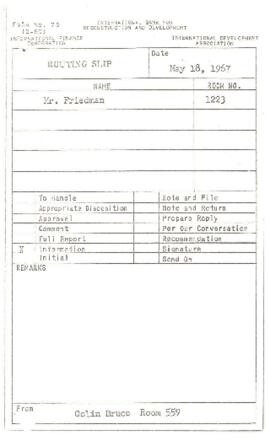 Economic Committee Papers - East Africa - Mission to East Africa to Discuss the Draft Economic Re...