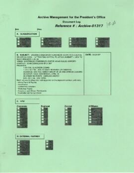 President Wolfensohn - Briefing Materials for President's Speeches - Luncheon - Corporate Council...