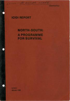 Brandt Commission - Independent Commission on International Development Issues [ICIDI] Report - J...