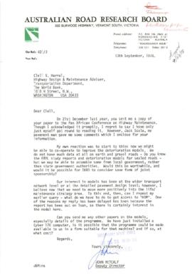 Conferences 1977 - Pan African Conference on Highway Maintenance and Rehabilitation, Ghana - Nove...