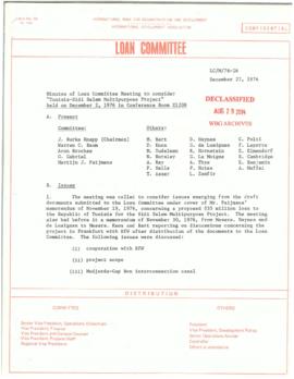 Loan Committee - Minutes - 1976