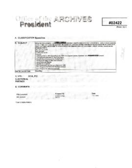 President Wolfensohn - Briefing Materials for President's Speeches - United States [US] - Russia ...