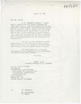 President's papers - Robert S. McNamara Chronological files - (outgoing) - Chrons 29