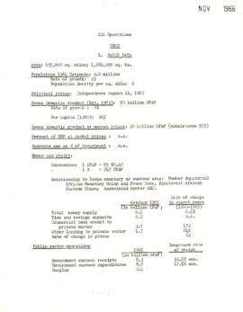 Economic Committee Papers - Chad - IDA Operations