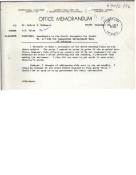 President's papers - Robert S. McNamara Chronological files (incoming) - Chrons 10