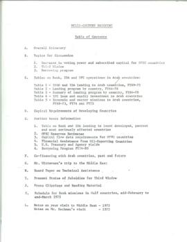 Sven Burmester's Travel Briefings: Middle East President's papers - Robert S. McNamara Travel bri...