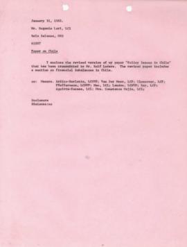 Bela Balassa's chron files - January 1983
