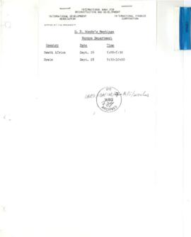 Annual Meeting briefing papers, 1967 - Europe - Briefing papers