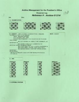President Wolfensohn - Briefing Book for President's Meetings and Events - Luncheon - Internal Co...