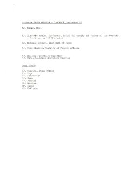 Japan - General - Loan Committee Project File