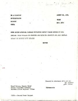 Power - Public Utilities, Rural Electrification - Follow Up - Notes, Papers, Staff Review Minutes...