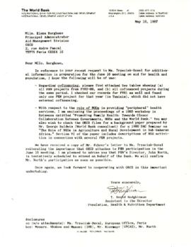 Organization for Economic Cooperation and Development [OECD] - Correspondence