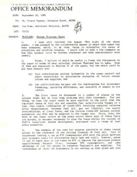 Masood Ahmed - Chronological File - July to September 1986