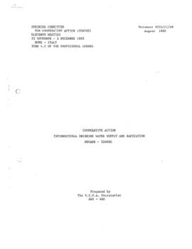 International Drinking Water Supply and Sanitation Decade - Eleventh Meeting of the Steering Comm...