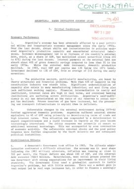 Economic Adjustment Programs - Argentina