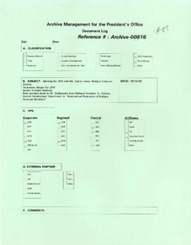 President Wolfensohn - Briefing Book for President's Meetings and Events - Ms Sylvia Lawry - Mult...