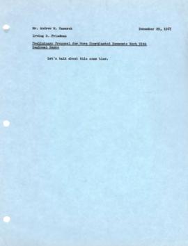 Irving S. Friedman - Chronological File - 1967 Correspondence - Volume 3