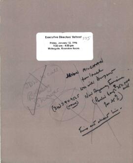 President Wolfensohn - Board of Executive Directors - Retreat - January 12, 1996