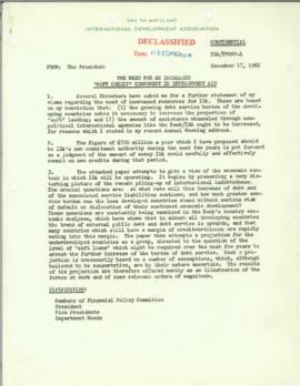 Leonard B. Rist - Bank and IDA Financial Policy - Correspondence - Volume 1 - December 1960 - Dec...