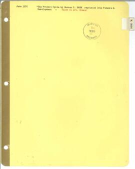Baum, Warren C. - Articles and Speeches (1970 - 1978)