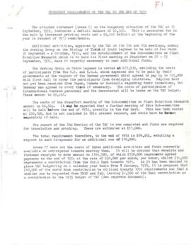 Consultative Group on International Agricultural Research [CGIAR] - F-1 - Technical Advisory Comm...