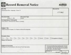 Chronological files - (outgoing) - Chrons 75