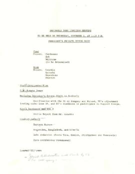J. Volk working files: President Conable / Camdessus, lunches - Lunch 04